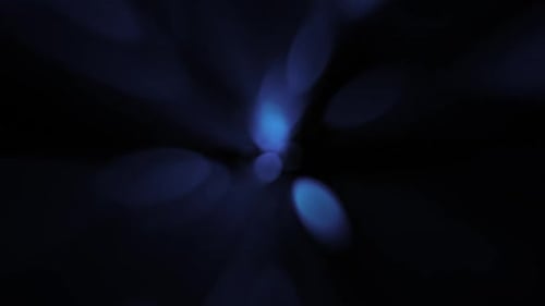 Blue Bokeh Light Abstract Background