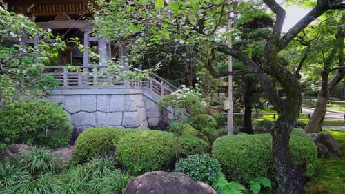 The design of the gardens in the Japanese temples in Japan are very beautiful and are constantly car