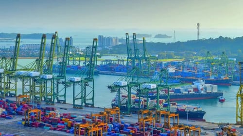 Singapore Port Cargo