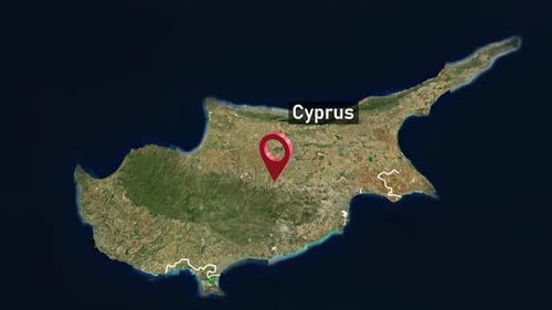 Cyprus Country Zoom from Space