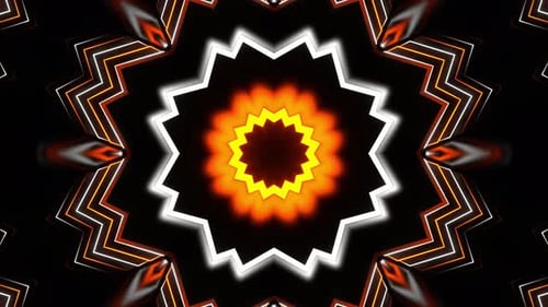 Bright Glowing Loop Background