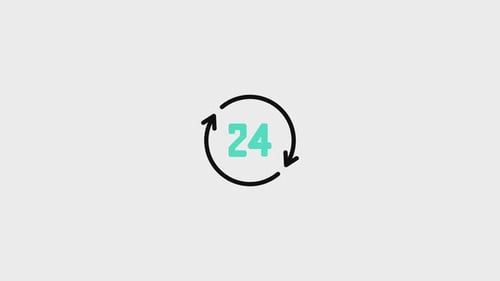 Lineal Hours Animated Icon