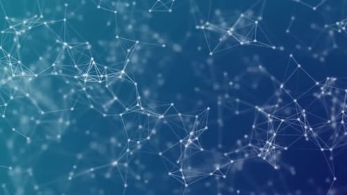 Abstract Digital Plexus Network Loop Background