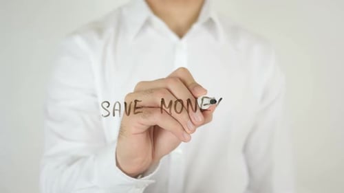 Save money, Written on Glass