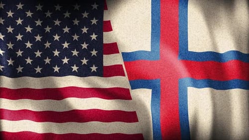Usa And Faroe Islands Background Loop