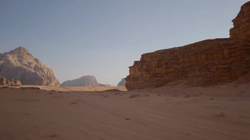 Wadi Rum Desert Tourist Off Road