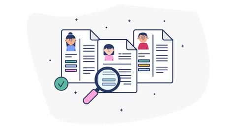 Animated Resume Selection and Hiring Process