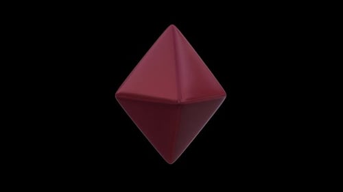 Abstract Fluid Geometric Shape Seamless Loop Animation