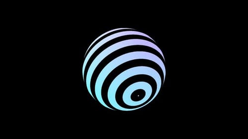 Abstract Modern Gradient Sphere Motion Graphic