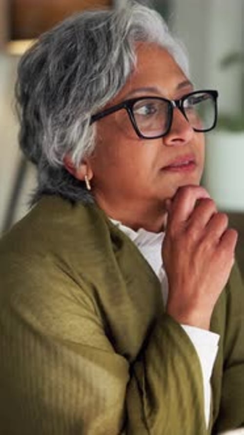 Planning, tablet and thinking with designer woman in office for brainstorming or problem solving