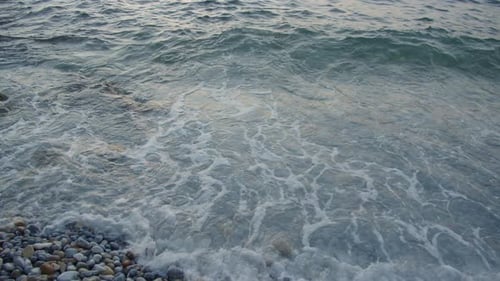 Evening Sea Waves in Slowmo