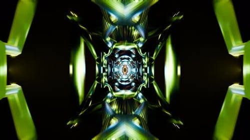 Pulsating Neon Colors Bring Energy to VJ Backgrounds and Party Visuals