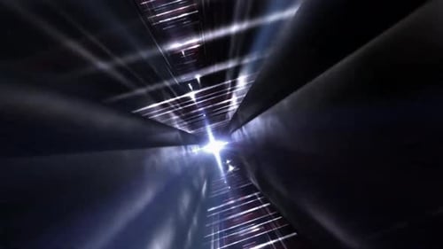 4k Glassy Tunnel Overlay Motion Background