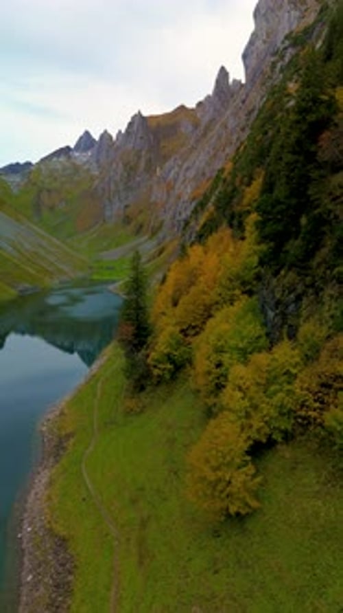 Explore the Serene Beauty of Falensee Lake in the Swiss Alps of Appenzell Innerrhoden