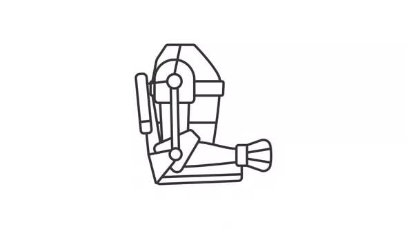Exoskeleton line animation, Elements Motion Graphics ft. cyberpunk ...