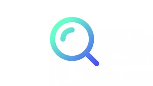 Icono de interfaz de usuario de gradiente de aumento animado