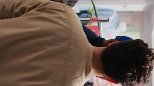 Stylish Clothing Boutique Customer Service and Shoppers