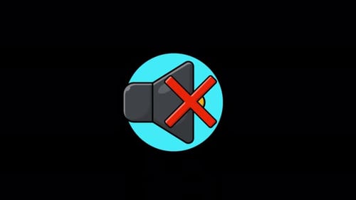 Animated Mute Speaker Icon Toggle