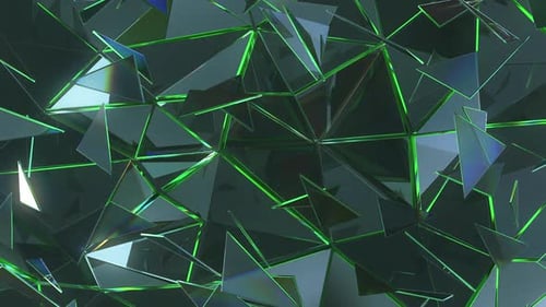 Glass Shards Background Loop