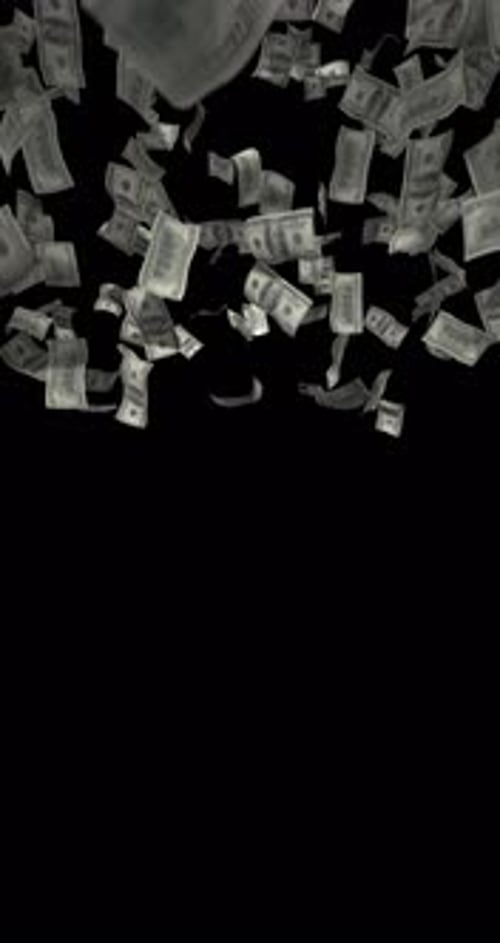 Banknotes of One Hundred American Dollar