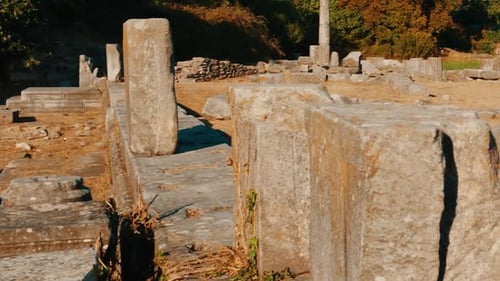 Ágora antigua, Limenas, Tasos, Grecia