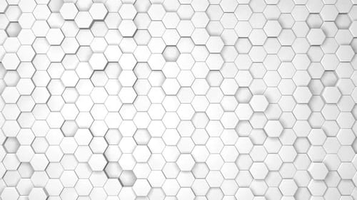 Modern Geometric Hexagon Grid Abstract Motion