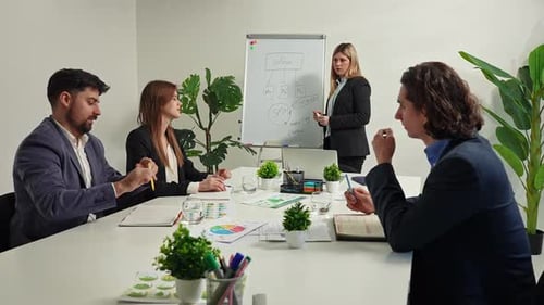 Business Team at a Strategy Meeting