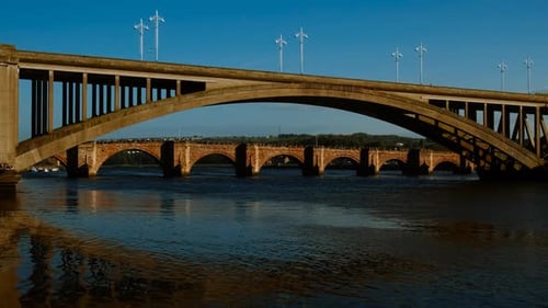 Royal Tweed Bridge and Berwick Bridge, Northumberland, England, UK