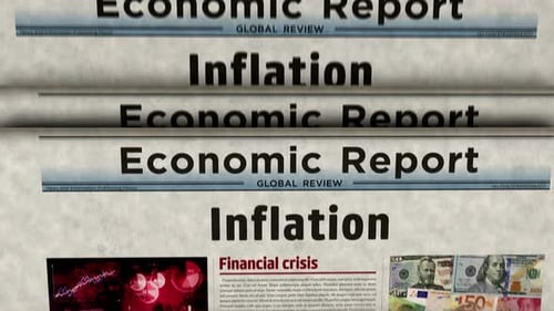 Inflation newspaper printing media