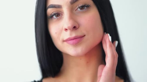 Smooth Skin Face Healthy Glow Female Makeup Smile