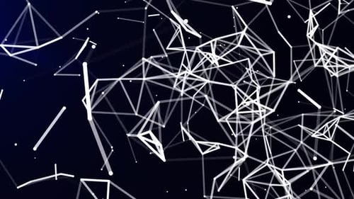 Estructura de conexión de red con fondo gráfico de plexo. 6064