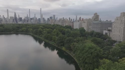 New York City's Central Park on an overcast day.