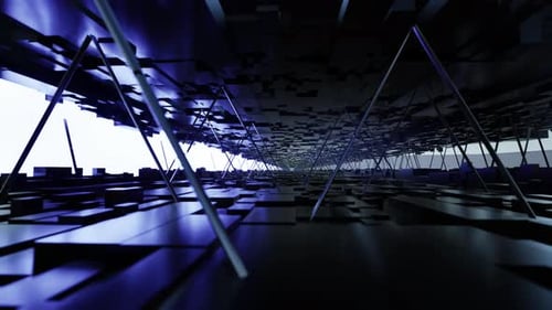 Technology Grid Background