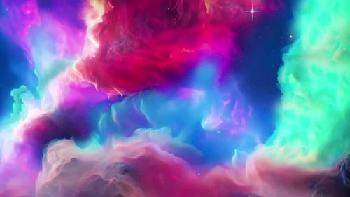 Abstraction From Colorful Clouds