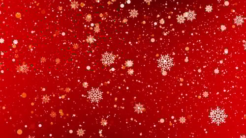 Snowflakes Falling Snow Flakes Merry Christmas 2024 New Year Animation