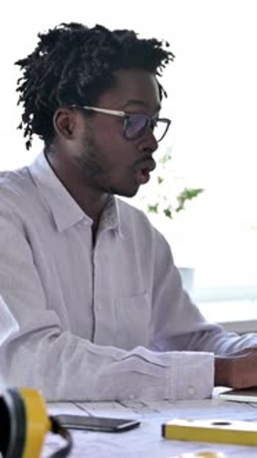 Excited Man Working on Laptop and Celebrating Success