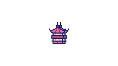 Pagoda Animated Icon