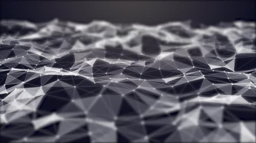 Abstract Plexus Network Loop Background Animation