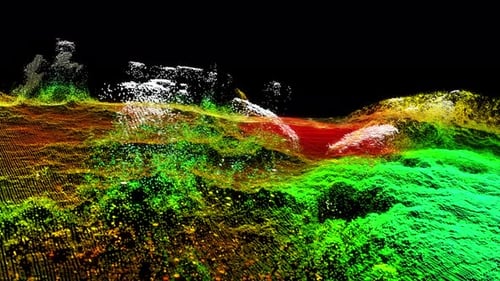 Neon Mountains For The Dreamer