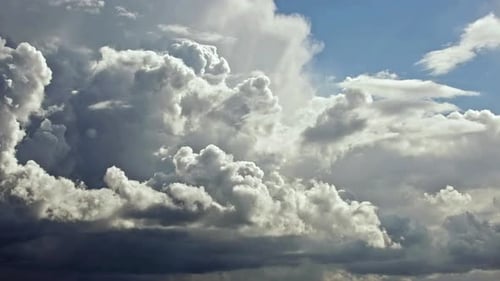 Dense Rain Clouds Moving In The Sky In Spring 3