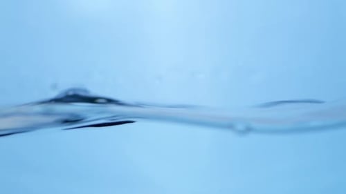 Close Up of Clear Water Surface with Ripples