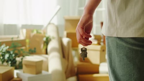 Real Estate Home Keys Closeup Buying Flat Apartment Property Purchasing