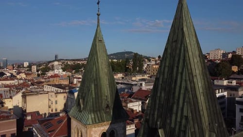 Sacred Heart Cathedral In Bashcharshia, Sarajevo, Bosnia