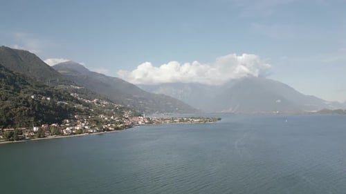 Aerial View of Lake Como