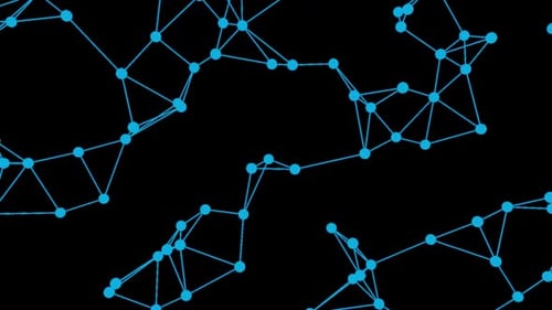 Animated Plexus Geometric Network Connection Background Loop