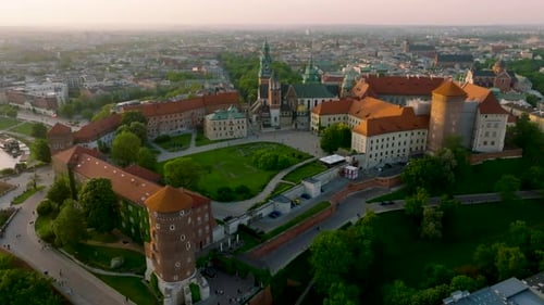 Krakow, Poland. Wawel royal Castle