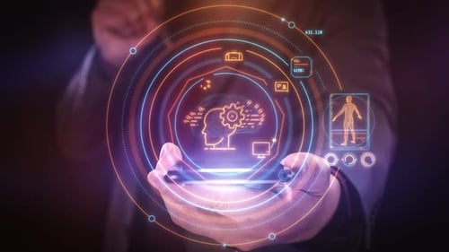 Working On A Smartphone With Artificial Intelligence