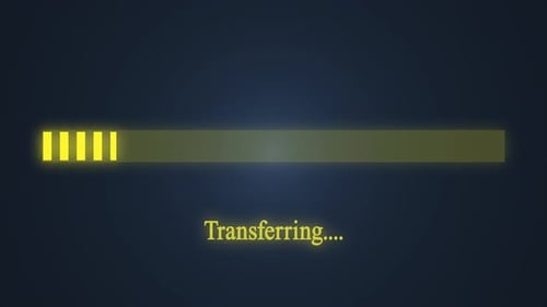 Loading bar with countdown