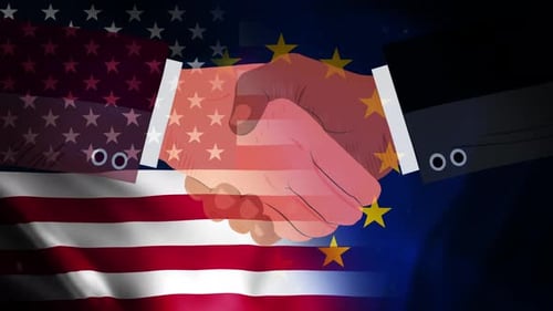 United States and European Union political agreements 4K
