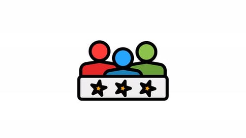 Customer Testimonial Icon Animation